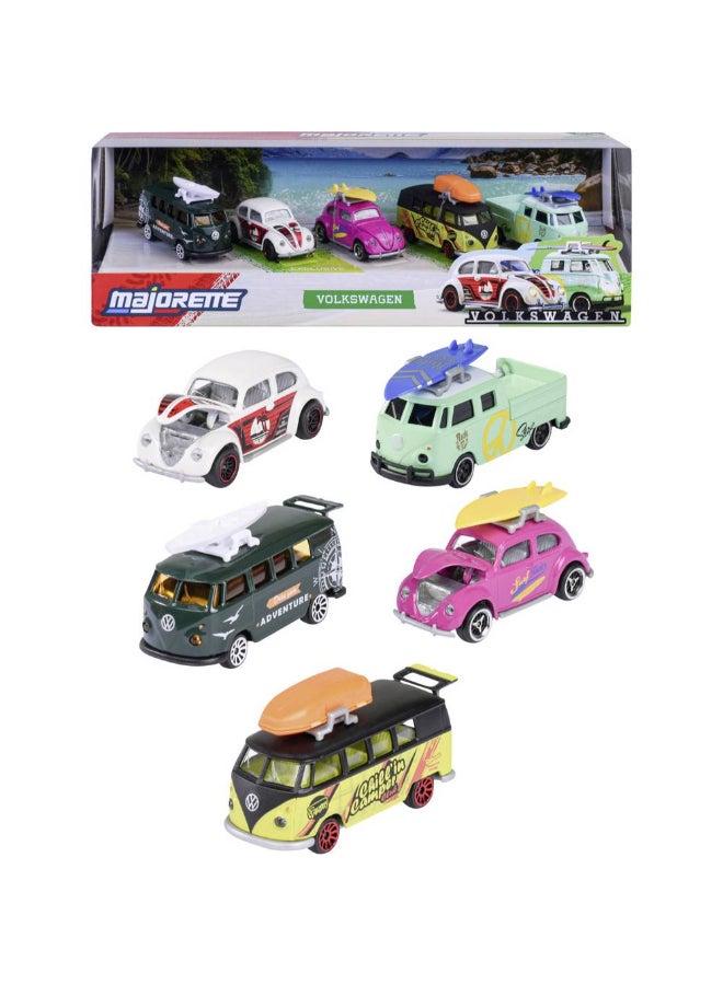 Majorette Volkswagen Die-cast Cars Gift Set (1:64, Pack of 5) - Image 2